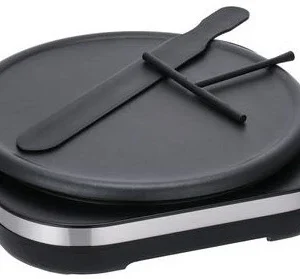 Severin CM 2199 Crepesmaker Edelstahl-gebürstet/schwarz 10