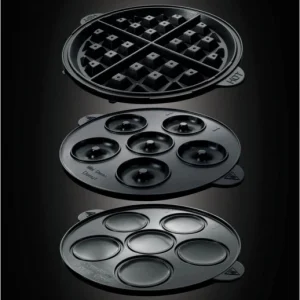 Russell Hobbs Fiesta 3in1 Waffelautomat Schwarz/rot 14