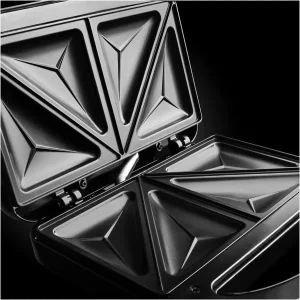 Russell Hobbs Cook@Home Deep Fill Sandwichtoaster Edelstahl/schwarz 12