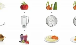 Bosch MUM58420 Küchenmaschine Diamant Rot/silber 10