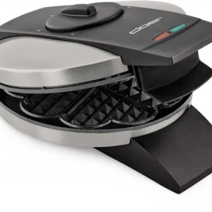 Cloer 1639 SR Waffelautomat Edelstahl Schwarz 14
