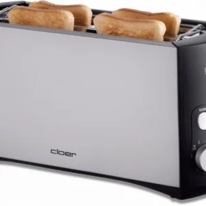 Cloer 3710 Toaster Chrom Matt/schwarz 6