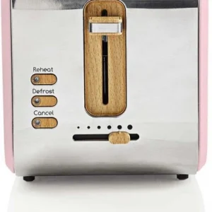 Nedis KABT510EPK Kompakt-Toaster Rosa 18