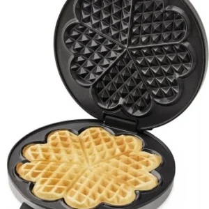 Cloer 1639 SR Waffelautomat Edelstahl Schwarz 18