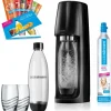 SodaStream Easy Promopack Trinkwasser-Sprudler Schwarz 20
