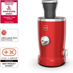 NOVIS VitaJuicer S1 Entsafter Rot 10