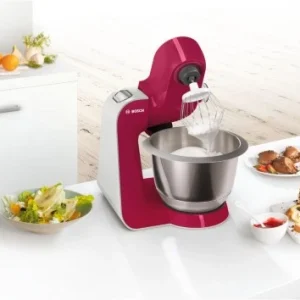 Bosch MUM58420 Küchenmaschine Diamant Rot/silber 12