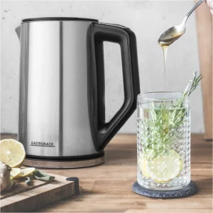 Gastroback Design Wasserkocher Cool Touch Edelstahl 10