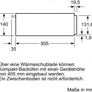 NEFF NAH11 Wärmeschublade Edelstahl 13