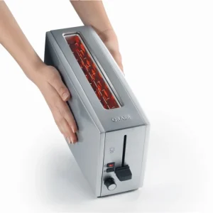 Graef TO 90 Langschlitz-Toaster Aluminium/edelstahl 18