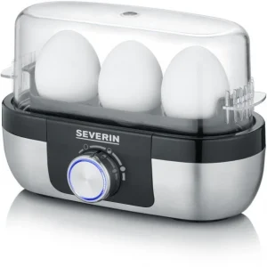 Severin EK 3163 Eierkocher Edelstahl-gebürstet/schwarz 11