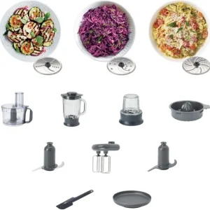 Kenwood MultiPro Compact+ FDM313SS Küchenmaschine Gebürsteter Edelstahl 10