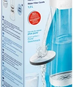 BRITA Wasserfilter-Karaffe Weiß-grau Tischwasserfilter 7