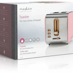 Nedis KABT510EPK Kompakt-Toaster Rosa 10