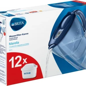 BRITA Wasserfilter-Kanne Marella Blau Inkl. 12 MAXTRA+ Wasserfilter 9