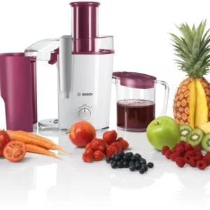 Bosch MES25C0 Entsafter Weiß/cherry Cassis 16