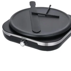 Severin CM 2199 Crepesmaker Edelstahl-gebürstet/schwarz 14