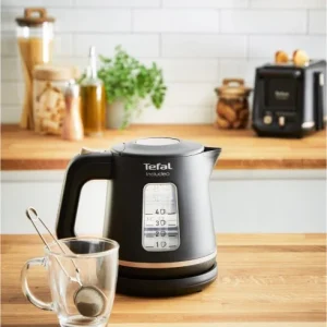 Tefal KI5338 Incluedo Wasserkocher Schwarz Matt/rose 18