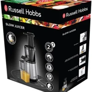 Russell Hobbs Slow Juicer Entsafter 25170-56 Edelstahl/schwarz 12