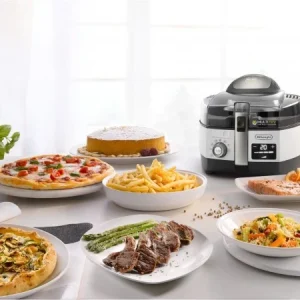 DeLonghi FH 1396/1 Multifry Extra Chef Plus Heißluft-Fritteuse Anthrazit/weiß 14