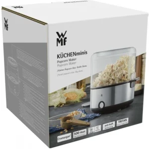WMF KÜCHENminis Popcorn Maker Silber/schwarz 16
