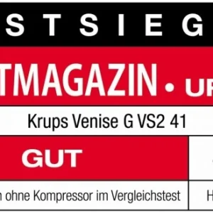 Krups Venise Eisbereiter Chrom/weiß 6
