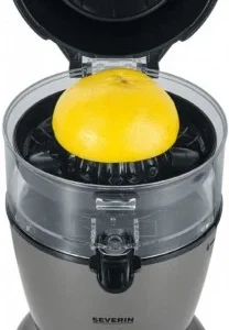 Severin CP 3537 Zitruspresse Grau-metallic/schwarz 18