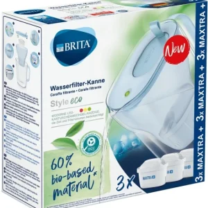 BRITA Style Inkl. 3 MAXTRA+ Tischwasserfilter Hellblau 14