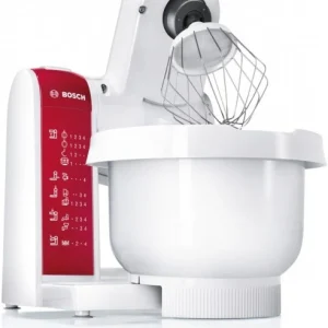 Bosch MUM48RE Küchenmaschine Weiß/rot 16