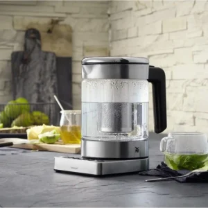 WMF KÜCHENminis Glas-Wasserkocher Vario Edelstahl 9