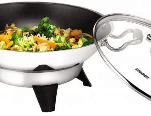 Unold 48736 Edel Elektro-Wok Edelstahl 12