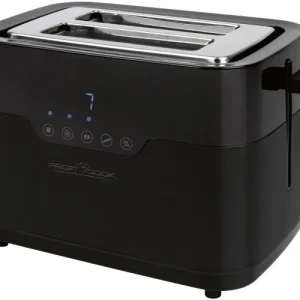 ProfiCook PC-TA 1244 Kompakt-Toaster Edelstahl/schwarz 10