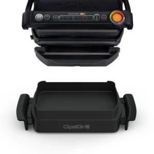 Tefal GC7148 Optigrill Snacking & Baking Kontaktgrill Schwarz 12