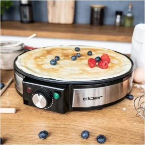 Cloer 6630 Crêpes Maker Edelstahl/schwarz 7