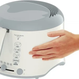 Moulinex AF1211 Uno M Access Fritteuse Weiß/grau 12