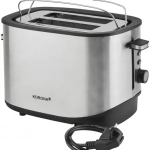 Korona Toaster 21252 Kompakt-Toaster Edelstahl/schwarz 10