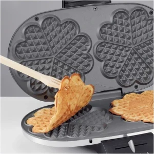 Cloer 1329 Doppelwaffelautomat Waffelautomat Edelstahl Matt 16