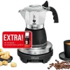 Rommelsbacher RK 505/K Espresso Geschenk-Set Kochplatte Edelstahl/schwarz 22