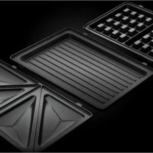 Russell Hobbs Fiesta 3-in-1 Deep Fill Sandwich-Toaster Mit Grillplatten Edelstahl/schwarz 18