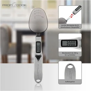 ProfiCook PC-LW 1214 Löffelwaage Edelstahl 14