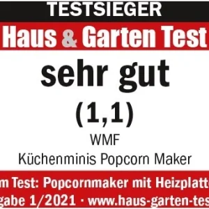 WMF KÜCHENminis Popcorn Maker Silber/schwarz 18