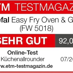 Tefal FW5018 Easy Fry Oven & Grill Heißluft-Fritteuse Schwarz 18