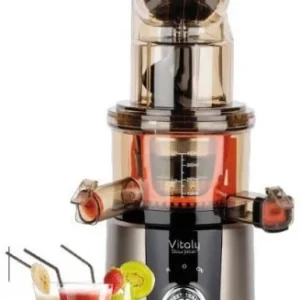 Fakir Vitaly Slow Juicer Entsafter 9213001 Anthrazit/chrom 12