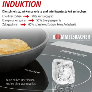 Rommelsbacher CT 3420/IN Doppel-Induktionskochplatte Edelstahl 8