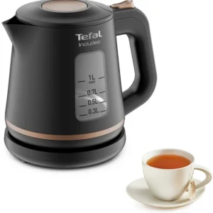Tefal KI5338 Incluedo Wasserkocher Schwarz Matt/rose 12
