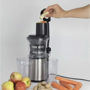 Caso SJW 500 Design Slow Juicer Entsafter Edelstahl/schwarz 16