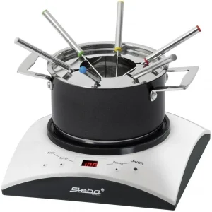 Steba IK 11 S Induktions-Fondue + Wok Weiß/schwarz/edelstahl 9